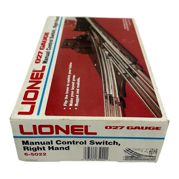 VNTG Lionel Left/Right Hand Manual Control Switch 027 Railway Gauge Train Track - Picture 7 of 8